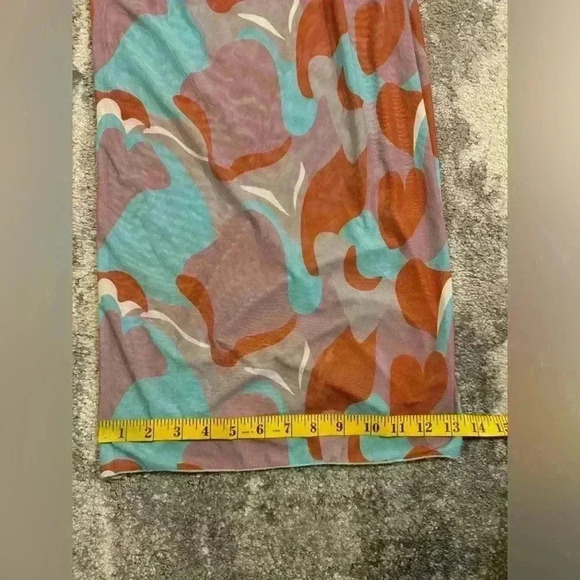 Women’s Purple&Teal See Through Pants - Picture 8 of 8